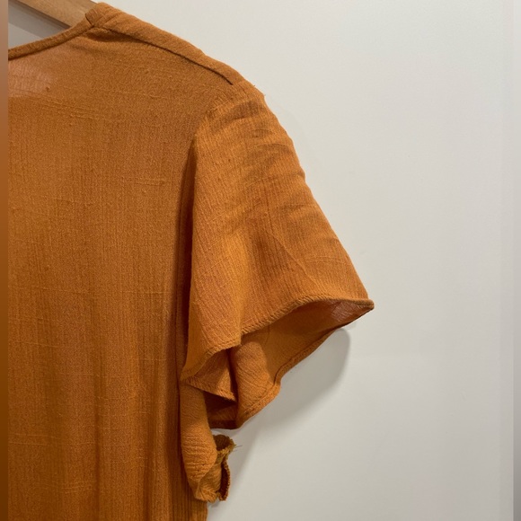 Cotton Candy LA cut out, tie front jumpsuit. Size M - Picture 6 of 6